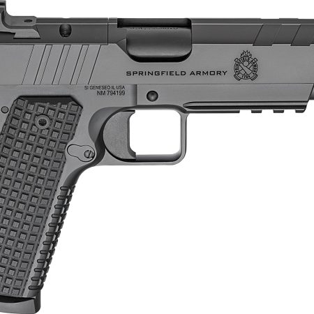 Springfield Armory PX9230LAOS 1911 Emissary 45 ACP 8+1 5" Stainless Steel Barrel Optic Ready Black Carbon Steel Slide VZ Grips Thin-Line G10 Grip