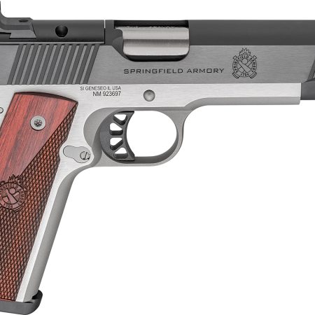 Springfield Armory PX9120LAOS 1911 Ronin 45 ACP 8+1 5" Stainless Steel Barrel Optic Ready Blued Slide Crossed Cannons Checkered Grip