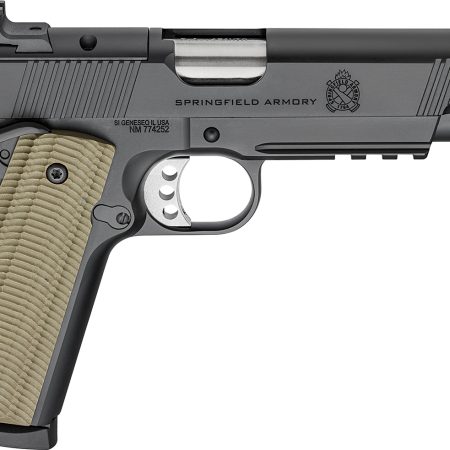 Springfield Armory PO9230AOS 1911 Operator 45 ACP 8+1 5" Black Cerakote Optic Ready Carbon Steel Slide Black Cerakote VZ G10 Grip