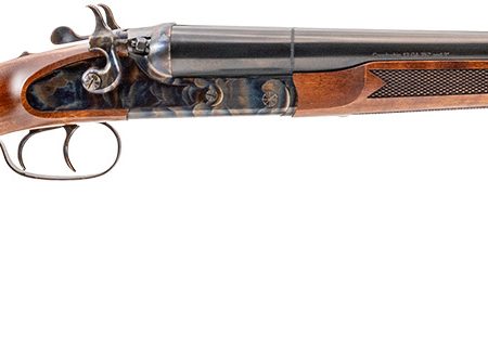 Heritage Mfg CW1218BK Coachwhip  12 Gauge Break Open 2rd 18.50" Black Chrome Side By Side Barrel, Black Alloy Steel Receiver, Fixed Turkish Walnut Stock