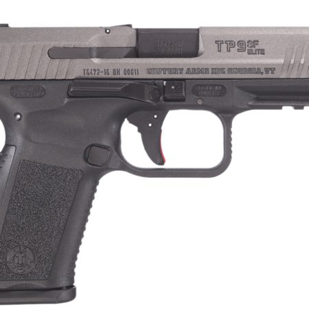 Canik HG4870TN TP9 SF Elite 9mm Luger 10+1 4.19" Black Match Grade Barrel, Tungsten Gray Cerakote Serrated Steel Slide, Black Polymer Frame w/Picatinny Rail, Textured Grip