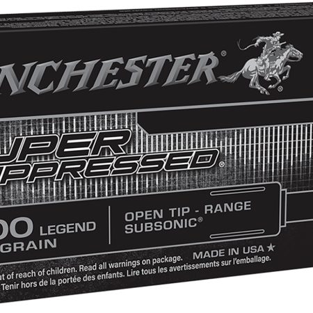 Winchester Ammo SUP400 Super Suppressed  400Legend 300gr Open Tip 20 Per Box/10 Case