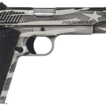 Kimber Mfg.,inc 3700840 Independence 1911  45 ACP 8+1 5" Rear Serrations Stainless Steel Slide Custom Flag Themed Cerakote G-10 Grip