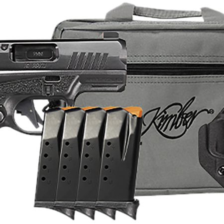 Kimber Mfg.,inc 3800027 R7 Mako OI Bundle 9mm 10+1 3.37" FNC Stainless Steel Slide Molded Stippling Crimson Trace CT-1500 Optic