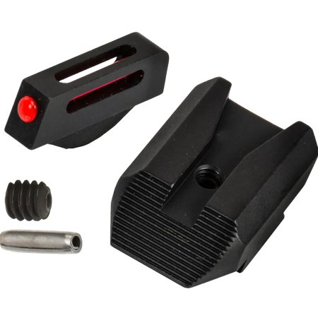 Kimber Mfg.,inc 4000153 KS6 Fiber Optic Sight Set  Red/Fiber Optic  Front Sight- Black/Blank Rear Sight