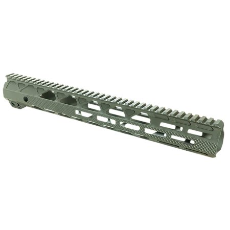 Timber Creek Outdoors G15HGBL Greyman  Aluminum 15" M-LOK Handguard for AR-15