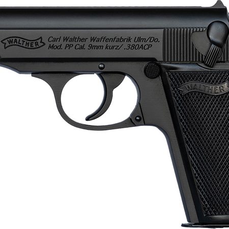 Walther Arms 4796030 PP  32 ACP 8+1 3.90" Black Steel Barrel, Black Serrated Steel Slide, Black Aluminum Frame w/Beavertail, Textured Polymer Grip