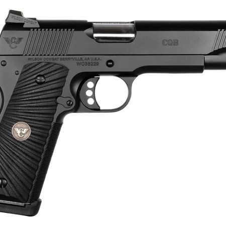 Wilson Combat CQBFS45 CQB  45 ACP 8+1 5" Full Size Carbon Steel Slide G10 Starburst Grip