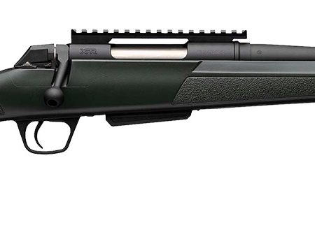 Winchester Repeating Arms 535757293 XPR  450 Bushmaster 3+1 16.50" Perma-Cote Matte Threaded Barrel, Perma-Cote Matte Picatinny Rail Steel Receiver, Fixed Green Polymer Stock