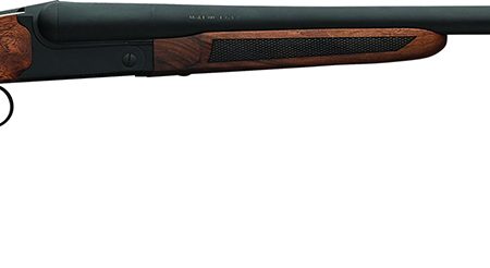 Charles Daly 930396 500 Coach 410 Gauge Break Open 3" 2rd 20" Black Side By Side Barrel, Steel Receiver, Fixed w/Pistol Grip Checkered Walnut Walnut Stock