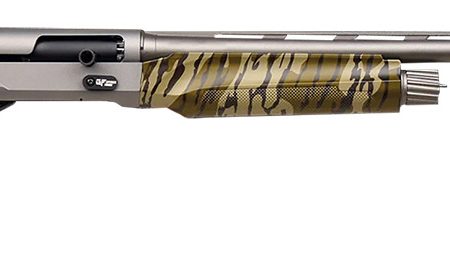 Gforce Arms GFTWO1228MO1 Two  12 Gauge Semi-Auto 3" 28" Bronze Cerakote Vent Rib Barrel, Bronze Cerakote Receiver, Adj Shim Mossy Oak New Bottomland Synthetic Stock