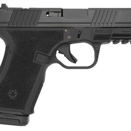 Black Rain Ordnance FL9MMBLK   Compact Frame 9mm 15+1 4" Stainless Steel Slide