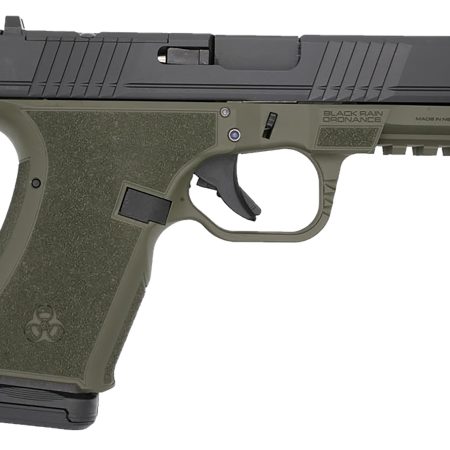 Black Rain Ordnance FL9MMODBLK   Compact Frame 9mm 15+1 4" Stainless Steel Slide