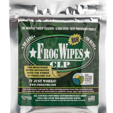 FrogLube 14936 Frog Wipes  Ziplock 5 Pack
