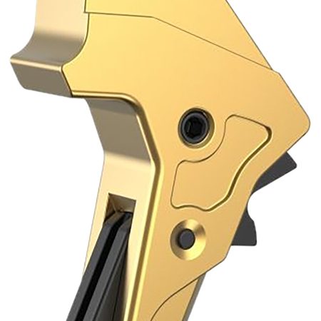 Tyrant CNC TDMPTRIGFSCGOLD/BLK   Gold Fits S&W M&P Full-Size & Compact