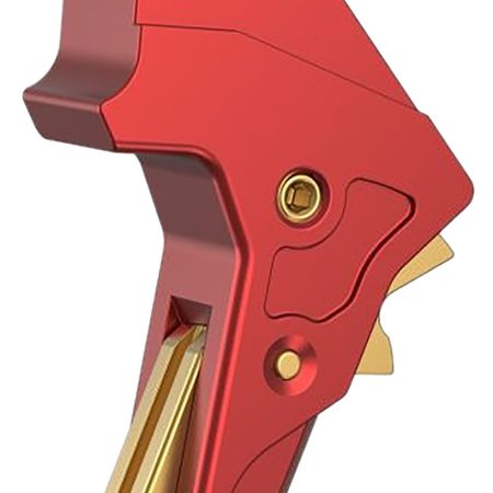 Tyrant CNC TDMPTRIGFSCRED/GOLD   Red Fits S&W M&P Full-Size & Compact