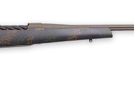 Weatherby MBC20N7MMPR6B Mark V Backcountry 2.0 7mm PRC 3+1 26" Patriot Brown Cerakote Fluted Barrel/Peak 44 Blacktooth Carbon Fiber w/ Dark Green/Brown Sponge Stock