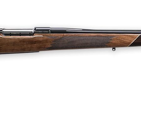Weatherby MDX01N270WR6O Mark V Deluxe 270 Wthby Mag 3+1 26" High Gloss Fluted Barrel, High Gloss Blued Drilled & Tapped Stainless Steel Receiver, Fixed Gloss Walnut Wood Stock, Right Hand