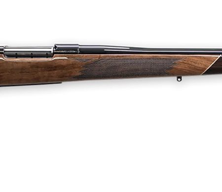 Weatherby MDX01N65CMR2O Mark V Deluxe 6.5 Creedmoor 4+1 22" High Gloss Fluted Barrel, High Gloss Blued Drilled & Tapped Stainless Steel Receiver, Fixed Gloss Walnut  Stock