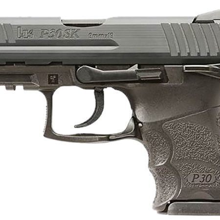 HK 81001109 P30SK V3 Sub-Compact Frame 9mm Luger 12+1/15+1 3.27" Steel Barrel, Black Cerakote Serrated Steel Slide, Black Polymer Frame w/Picatinny Rail, Ambidextrous