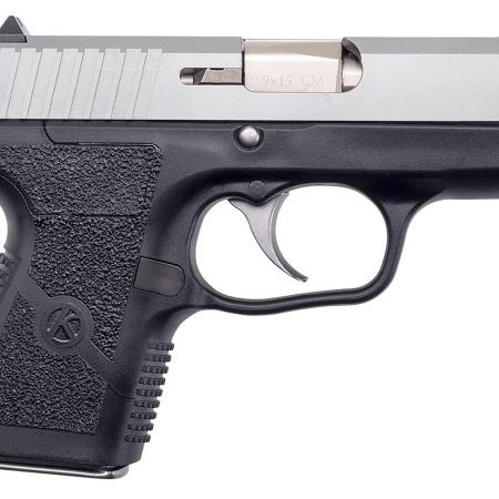 Kahr Arms CM9093N CM9  9mm Luger 6+1 3" Stainless Steel Barrel, Matte Stainless Serrated Slide, Black Polymer Frame, Black Textured Polymer Grip, Night Sights, No Safety, Right Hand
