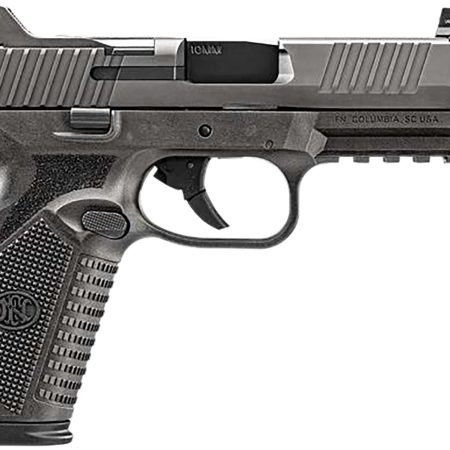 FN 66-101950 510 Tactical 10mm 10+1 4.71" Black Steel Threaded Barrel, Gray PVD Optic Cut/Serrated Stainless Steel Slide & Polymer Frame w/Picatinny Rail, Interchangeable Backstrap Grip