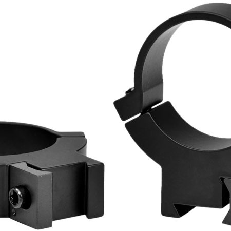 Warne 732M Rimfire 70/30 Horizontal Split Black Steel 30mm Tube High 3/8"/11mm Dovetail