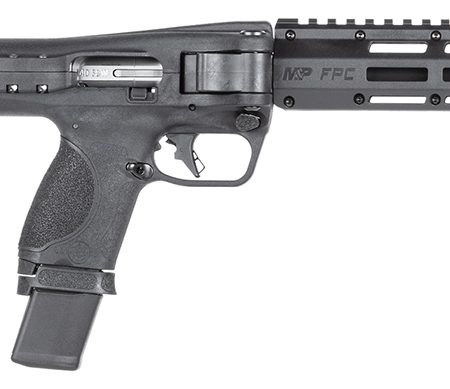 Smith & Wesson 13782 M&P FPC 40 S&W 20+1 16.25" Black Armornite Threaded Barrel, Black Anodized Picatinny Rail Aluminum Receiver, Folding Black Synthetic Stock, Black Grip, Includes 3 Mags & Carry Bag