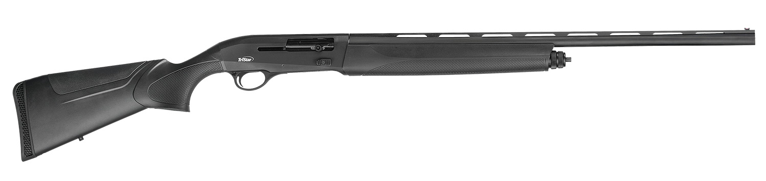 TriStar 20222 Raptor II 12 Gauge Semi-Auto 3" 5+1 28" Black Vent Rib Steel Barrel & Receiver, Fixed Black Synthetic Stock