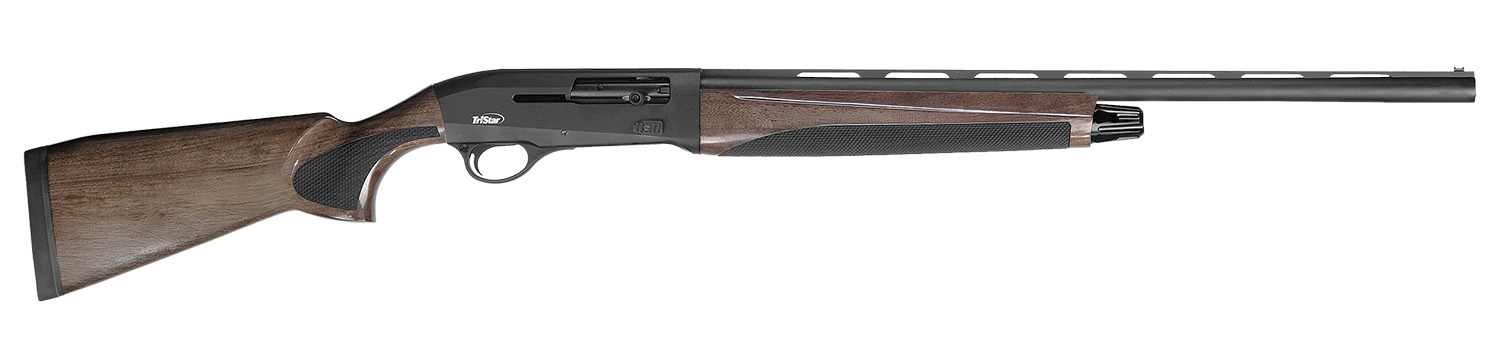TriStar 20234 Raptor II 20 Gauge Semi-Auto 3" 5+1 28" Black Vent Rib Steel Barrel, Black Steel Receiver, Fixed Walnut Stock