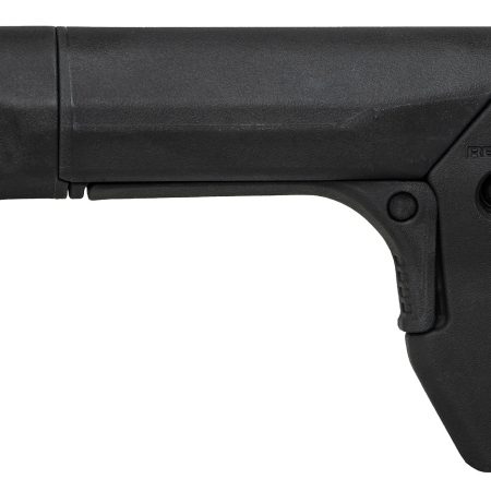 Reptilia LLC 100141 RECC E Carbine Stock Black Glass-Filled Nylon Polymer Fits SR-15/M4/AR-15