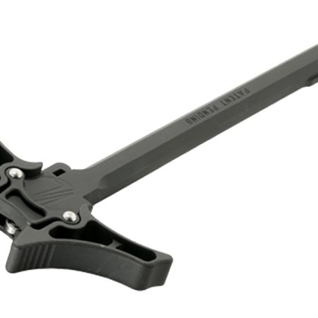Timber Creek Outdoors AR10AMBICHBL Enforcer Charging Handle AR-10 Black Billet Aluminum Ambidextrous Hand