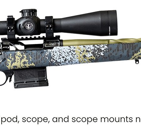 Horizon Firearms RF008S222416C13 Venatic 2023 22 Creedmoor 24" Spiral Fluted Threaded Barrel, Drilled & Tapped Receiver, Iota EKO X Carbon Fiber Stock