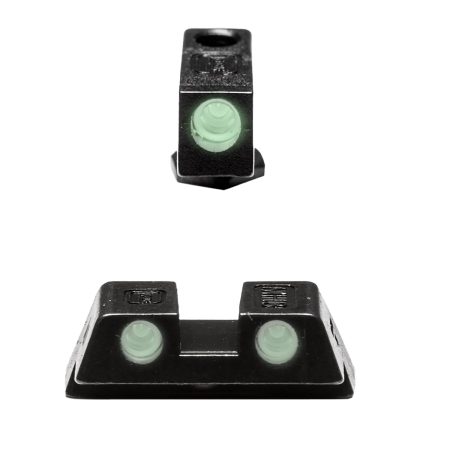 Glock 39930   Green Night Sight Black Frame Fits Glock 42/43