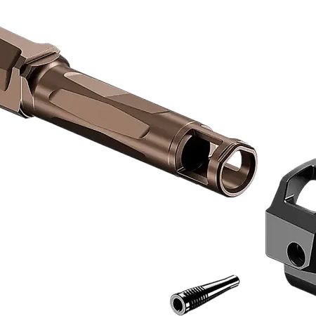 Radian Weapons R0841 Ramjet & Afterburner Combo 9mm Luger Fits Sig Sauer P365, 3.70" Bronze Stainless Steel
