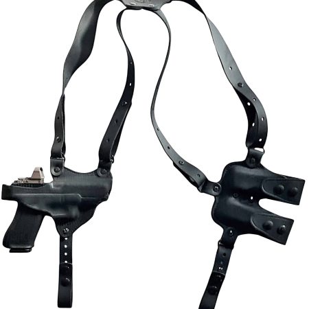 1791 Gunleather NSS2.4SBLHR  Optic Ready Shoulder Horizontal Black Fits Sig P320 Right Hand