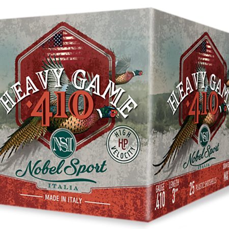 Nobel/Eurosports LLC ANS4134 Heavy Game  410Gauge 3" 11/16oz 4Shot 25 Per Box/10 Case