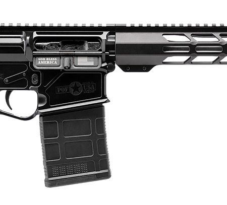 Patriot Ordnance Factory 02357  LMR Base 308 Win 20+1 16.50" Black Aluminum Receiver A2 Style Grip