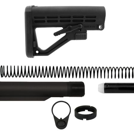 TacFire MAR050B Mil-Spec Buffer Tube  Black Matte AR-15