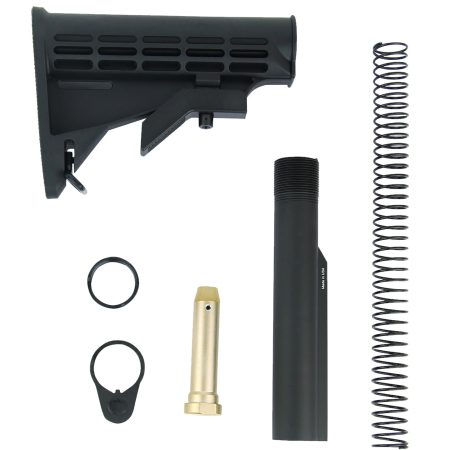 TacFire MAR084 Mil-Spec M4 Stock Kit Black