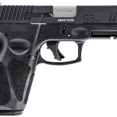 Taurus 1-G3BSR9041 G3  Full Size Frame 9mm 17+1 4" Matte Stainless Steel Barrel, Matte Black Serrated Alloy Steel Slide, Black Polymer Frame w/Picatinny Rail, Textured Grip