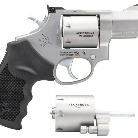 Taurus 2-692029 692  Medium Frame 357 Mag/38 Special +P/9mm 7rd 2.50" Matte Stainless Cylinder/Frame/Barrel Transfer Bar Safety