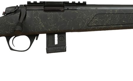 Bergara Rifles BMR007 BMR-X  22 LR 10+1 18" Blued Heavy Threaded Barrel, Blued Picatinny Rail Receiver, Adj LOP Green w/Black Webbing Synthetic Stock