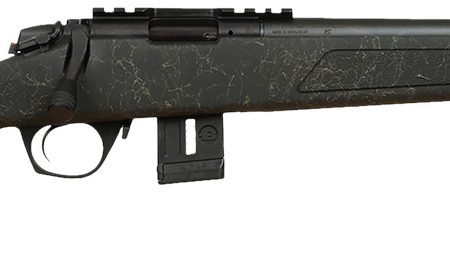 Bergara Rifles BMR011 BMR-X  17 HMR 10+1 18" Blued Heavy Threaded Barrel, Blued Picatinny Rail Receiver, Adj LOP Green w/Black Webbing Synthetic Stock