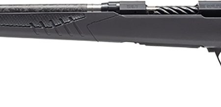 Savage Arms 58322 110 UltraLite 7mm BC 4+1 20" Carbon Fiber Threaded Barrel, Black Melonite Drilled & Tapped Stainless Steel Receiver, Adj AccuStock Gray Synthetic Stock, Left Hand