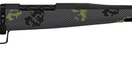 Fierce Firearms TWROG280AI24BF Twisted Rage 280 Ackley Improved 24" Armour Lube Black Steel Threaded Barrel, Drilled & Tapped Steel Receiver, LR Negative Comb Forest Camo Carbon Fiber Stock