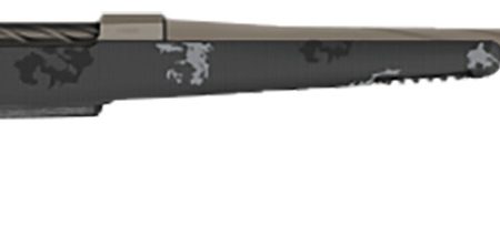 Fierce Firearms FRXP7MMBC20TP Twisted Rival XP 7mm BC 20" Tungsten Cerakote Fluted Threaded Barrel, Drilled & Tapped Stainless Steel Receiver, LR Negative Comb Phantom Camo Carbon Fiber Stock