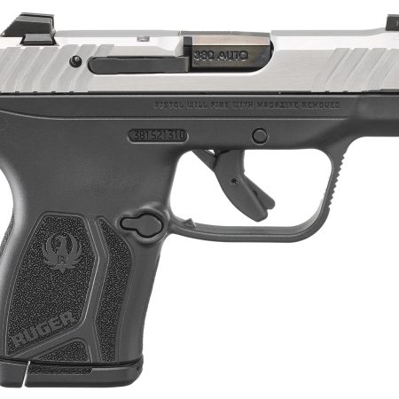 Ruger 13753 LCP Max Compact Frame 380 ACP 10+1 2.80" Black Stainless Steel Barrel, Serrated Stainless Steel Slide, Black Polymer Frame, Black Polymer Grip, Holster, Magazine & Magazine Loader