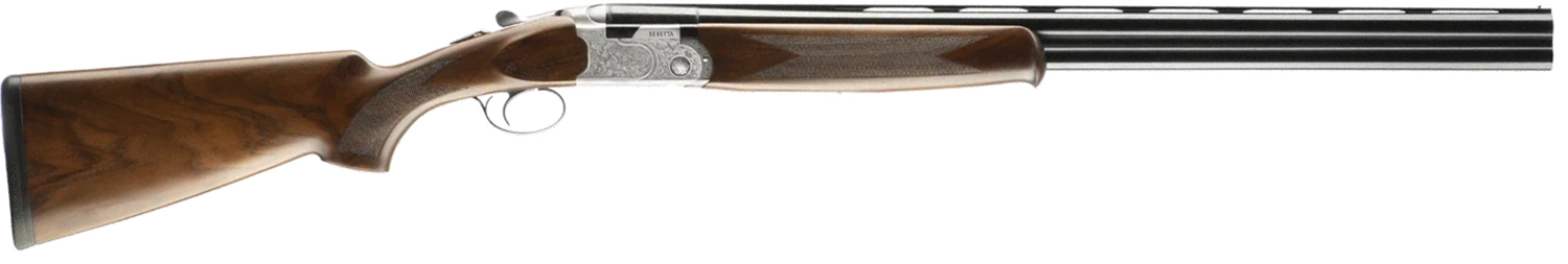 Beretta USA J686F1228 686 Silver Pigeon I 12 Gauge 3" 2rd 28" Blued Over/Under Vent Rib Barrel, Silver Engraved Receiver, Fixed Grade II Walnut Wood Stock, Right Hand