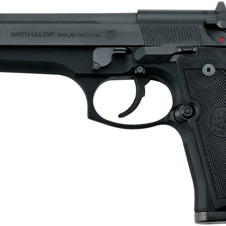 Beretta USA J92F300CA 92FS *CA Compliant Full Size Frame 9mm Luger 10+1 4.90" Black Steel Barrel, Black Bruniton Serrated Steel Slide, Black Bruniton Aluminum Frame w/Beavertail, Ambidextrous, US Made